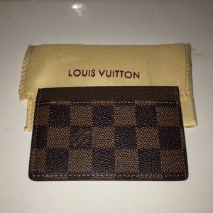 Louis Vuitton Damier Ebene Card Holder Wallet